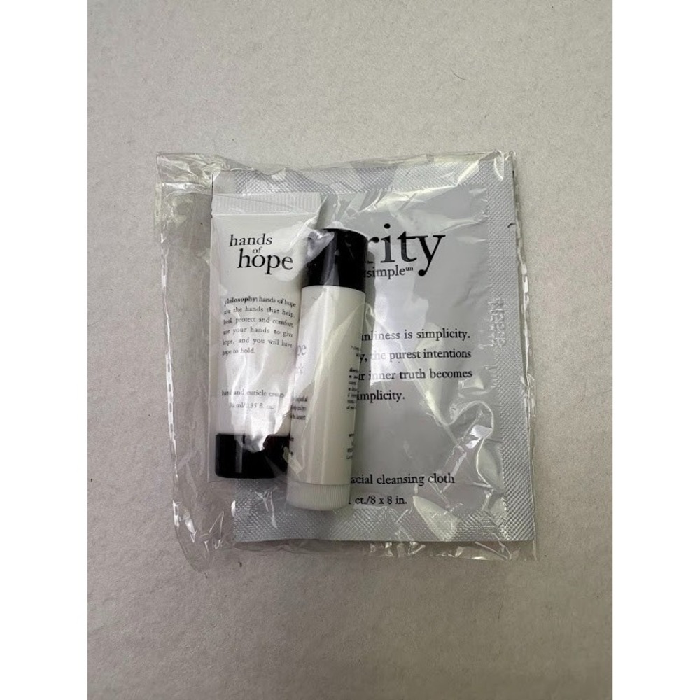 Travel Kit United Business First‎ Philosophy Essentials Amenity Toiletry Sealed